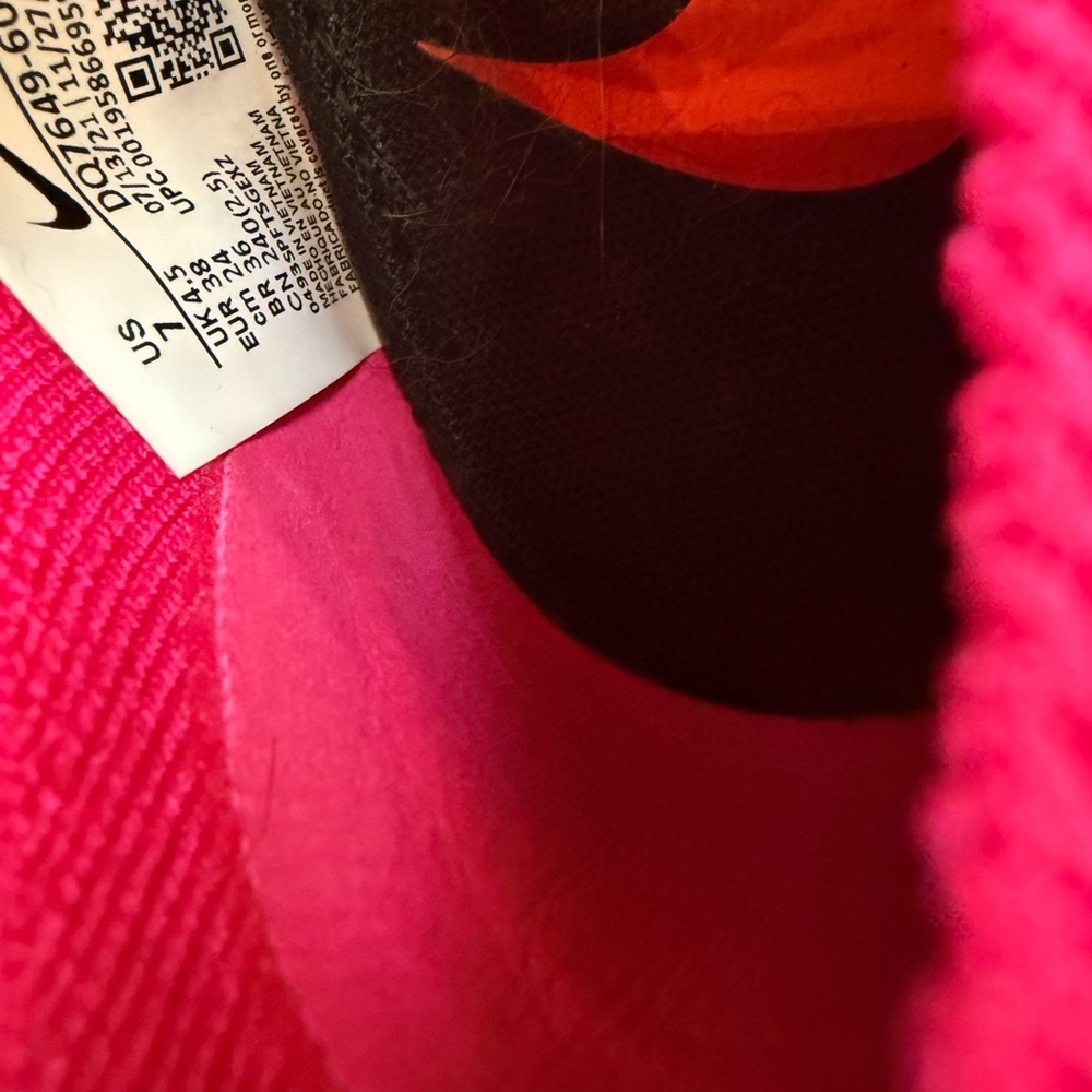 Nike Pink and Black Phantom Flyknit Shoes